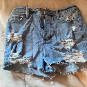 Hollister high waisted jeans shorts